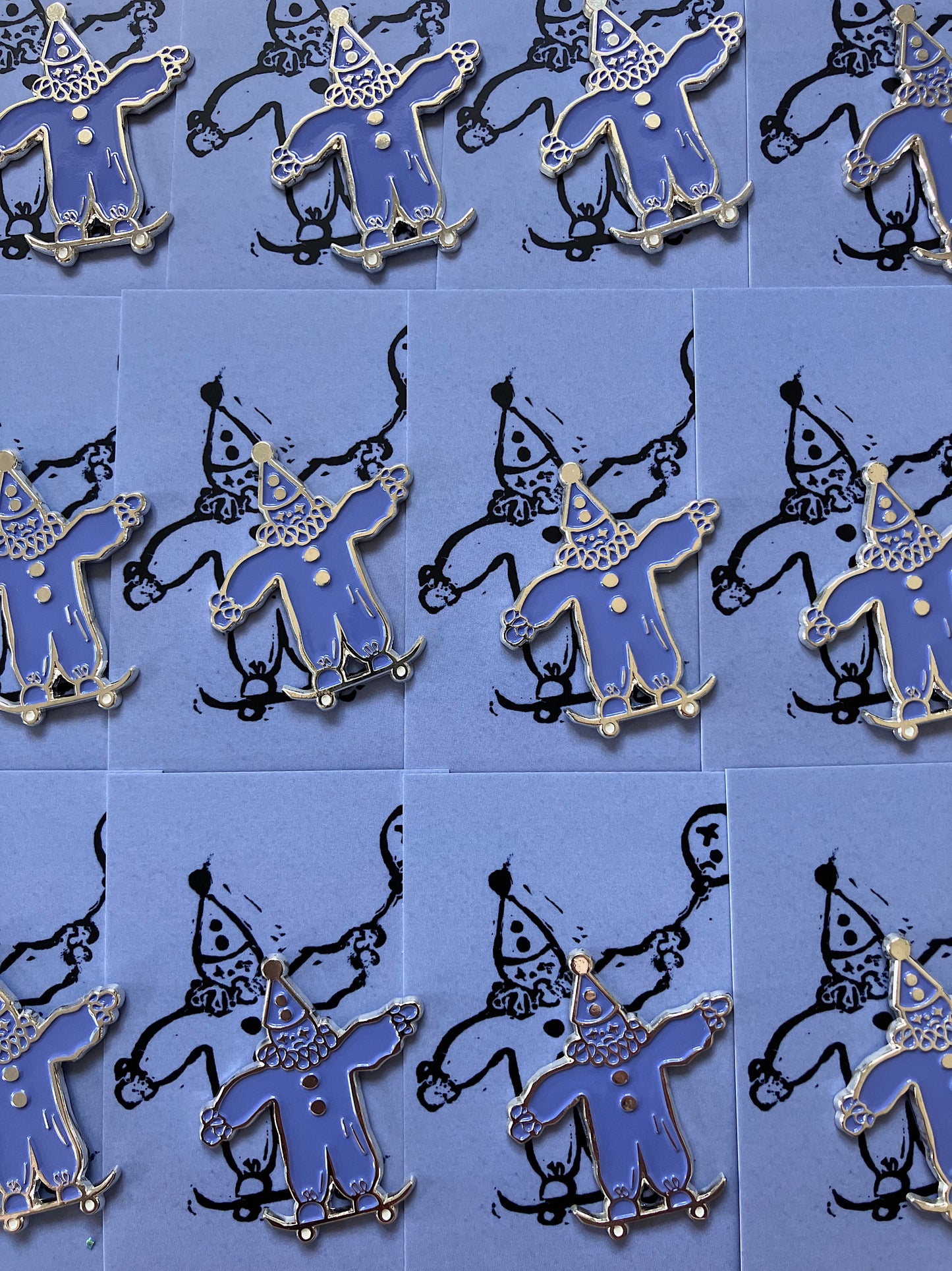 ‘Skater’ Enamel Badge