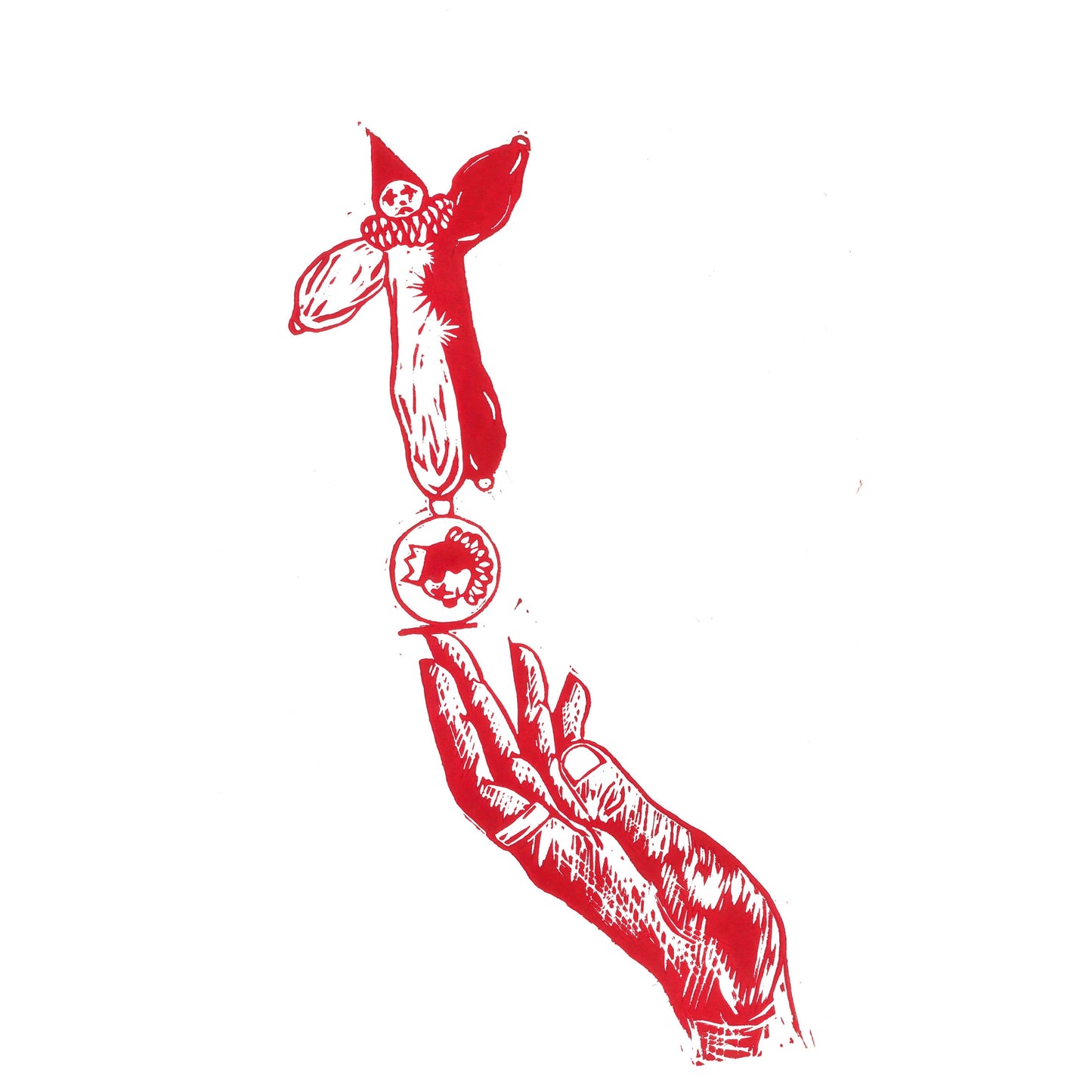 'Balancing Act' A3 original Print