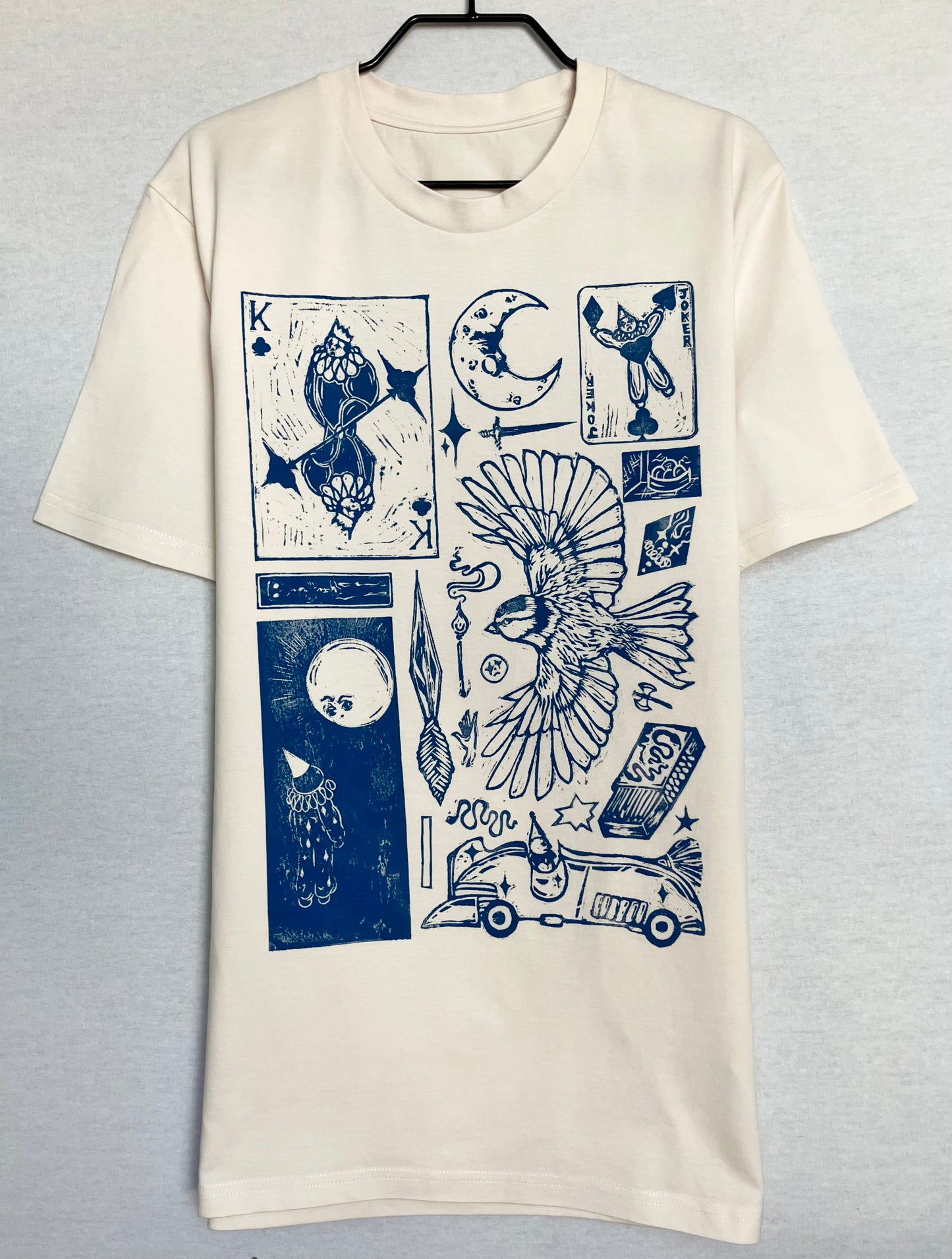 Handprinted Unisex Shirt Size M