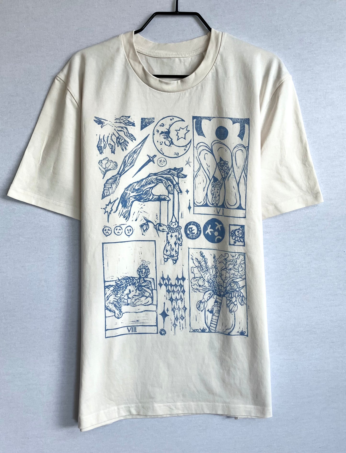 Handprinted Unisex Shirt Size M