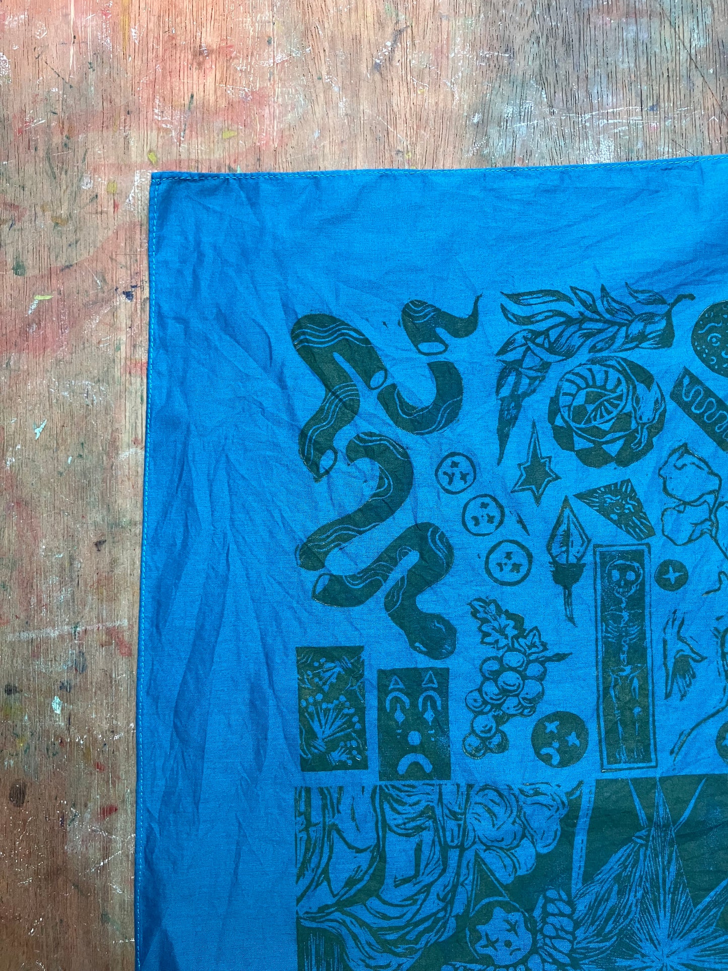 Handprinted Scarf