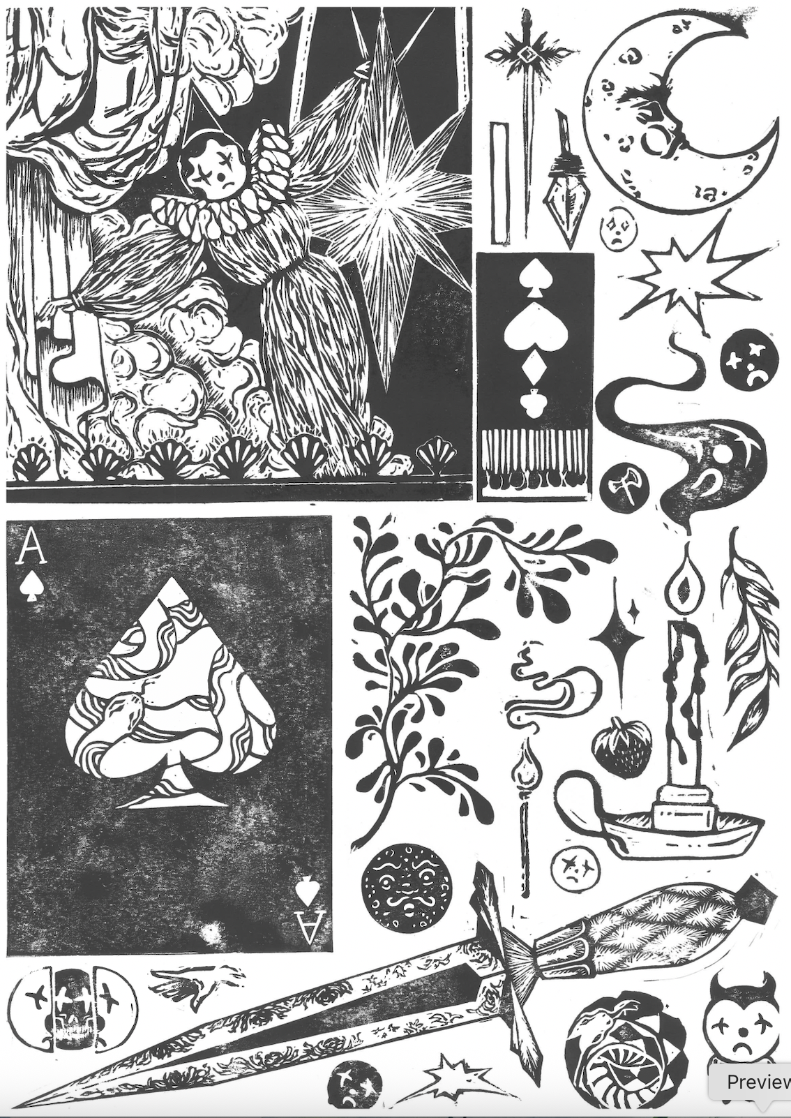 A3 original collage print 2
