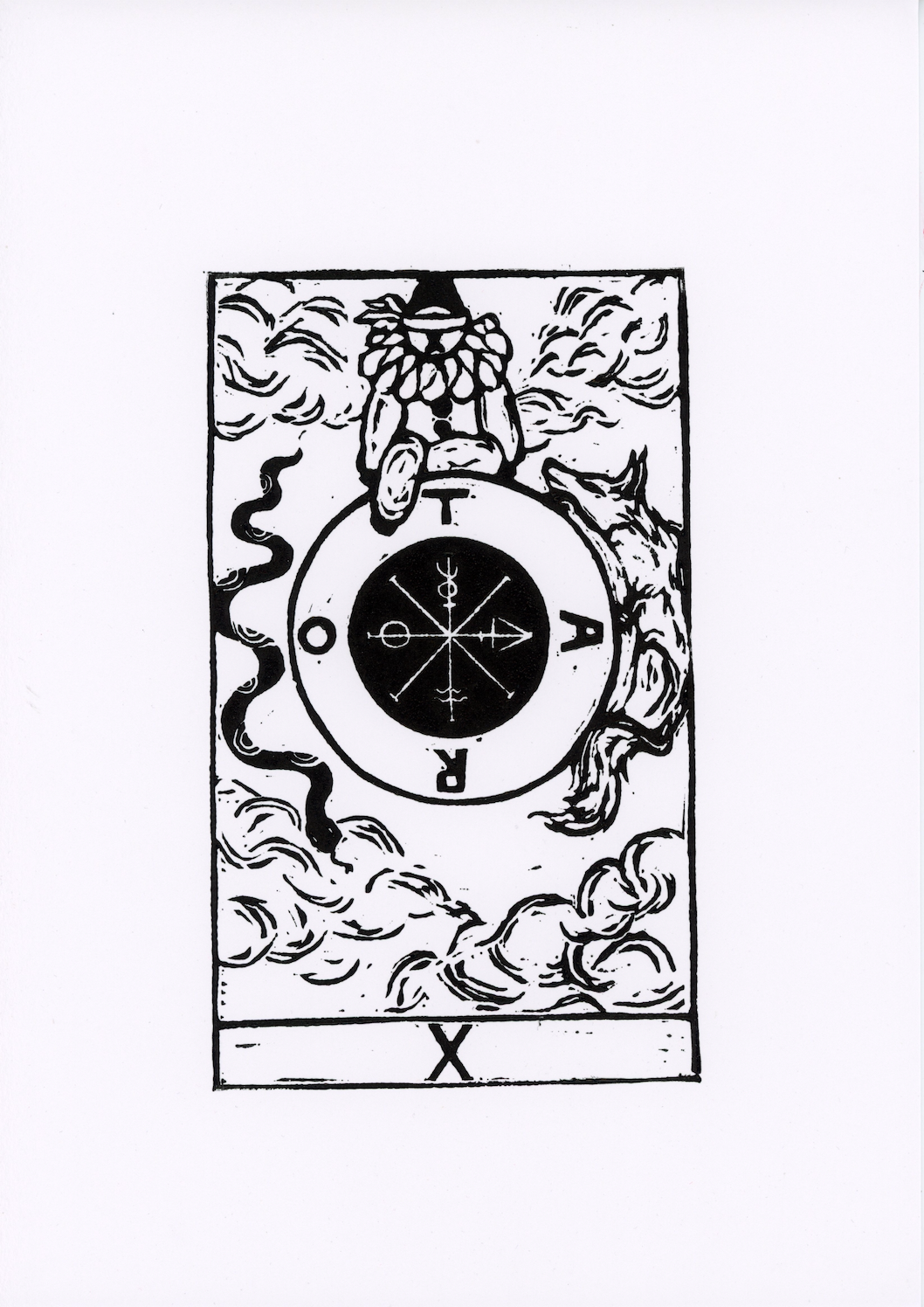'The Wheel of Fortune' original print