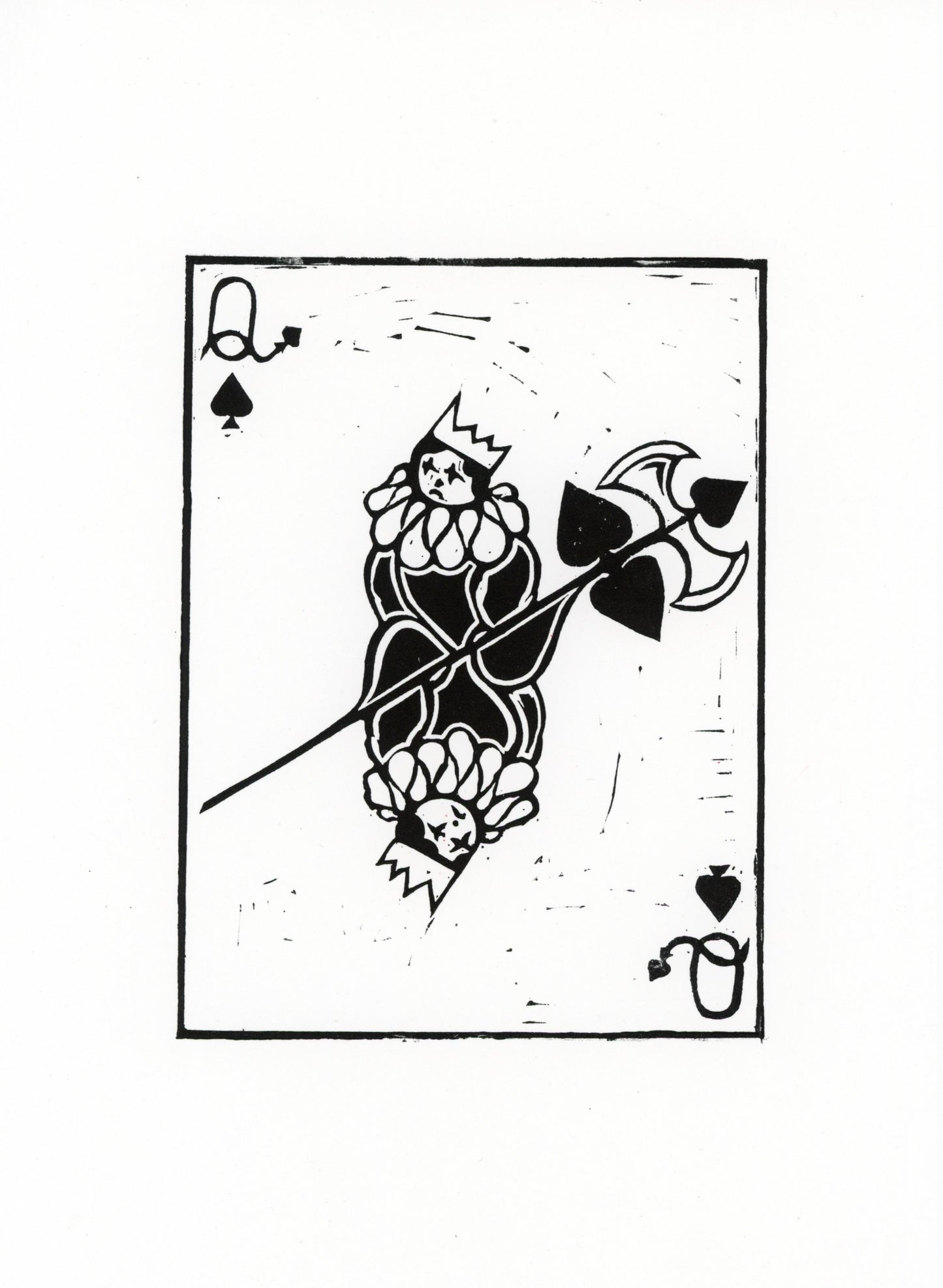 'Queen of Spades' original print