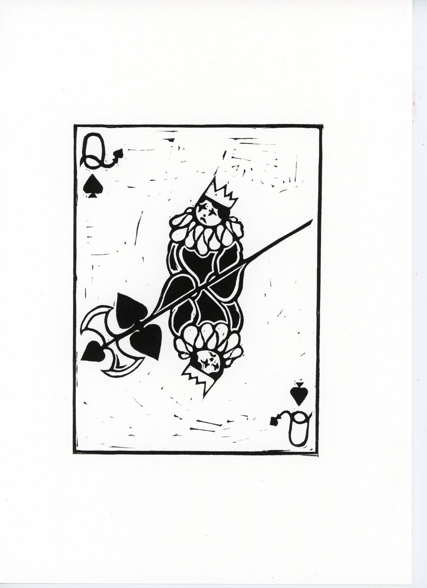 'Queen of Spades' original print