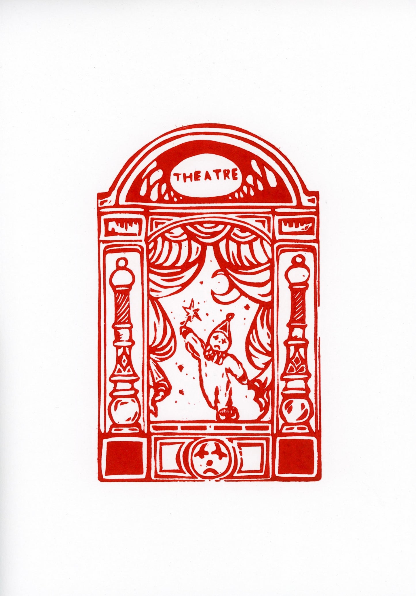 'Theatre' original print