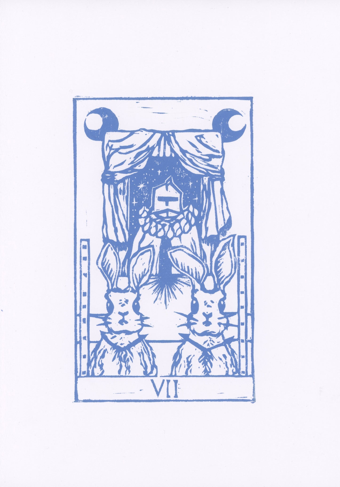 'The Chariot' original print (Lilac)