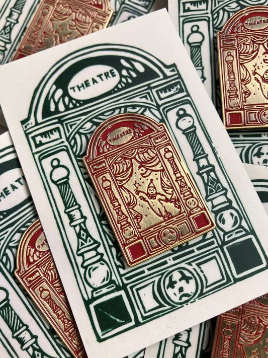 ‘Theatre’ Enamel Badge