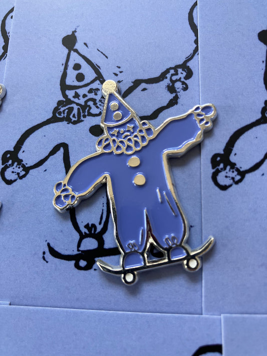 ‘Skater’ Enamel Badge