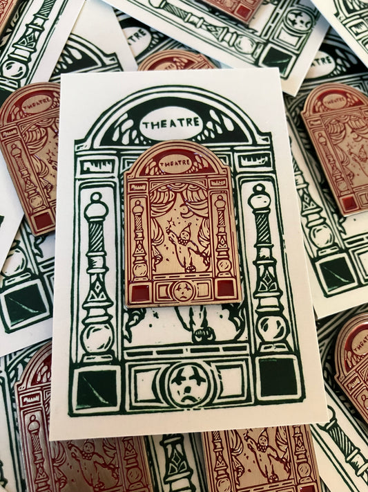 ‘Theatre’ Enamel Badge