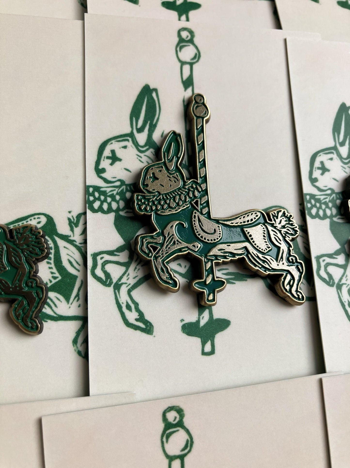 ‘Bunny ’ Enamel Badge