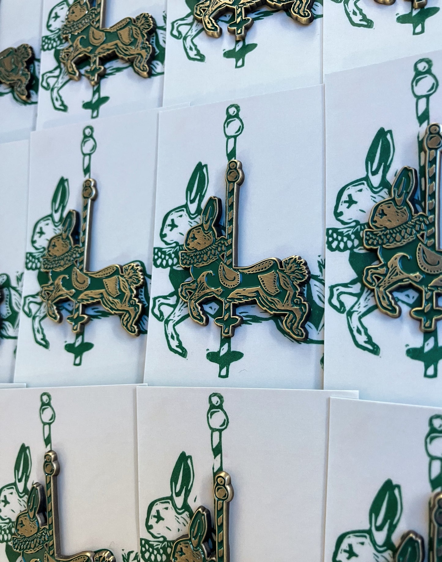 ‘Bunny ’ Enamel Badge