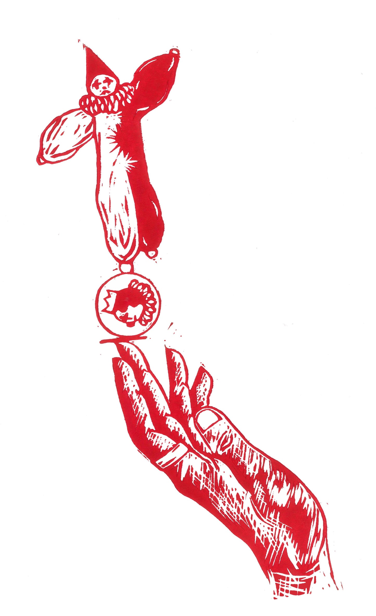 'Balancing Act' A3 original Print