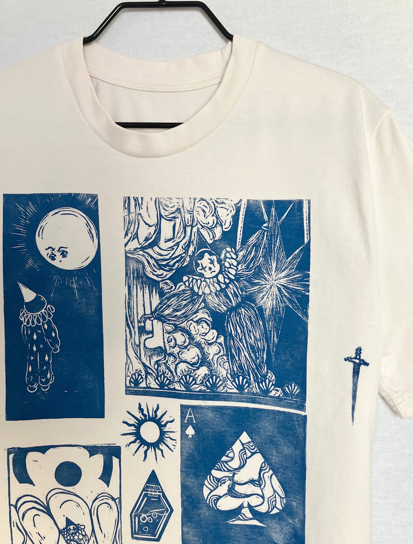 Handprinted Unisex Shirt Size M