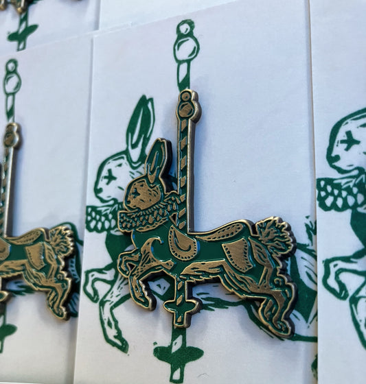 ‘Bunny ’ Enamel Badge