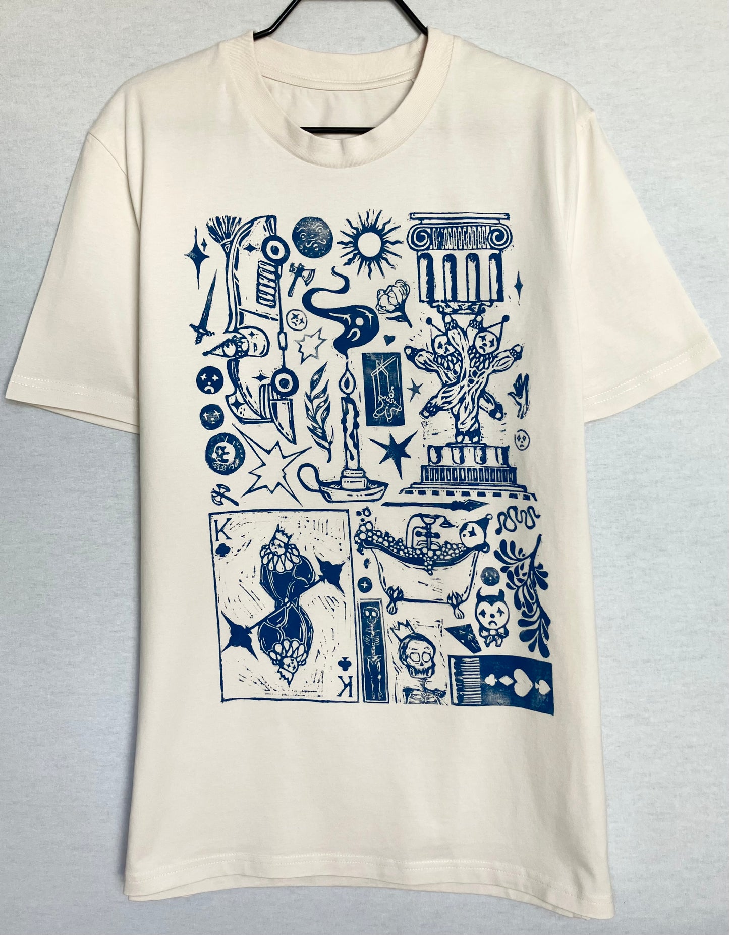 Handprinted Unisex Shirt Size M