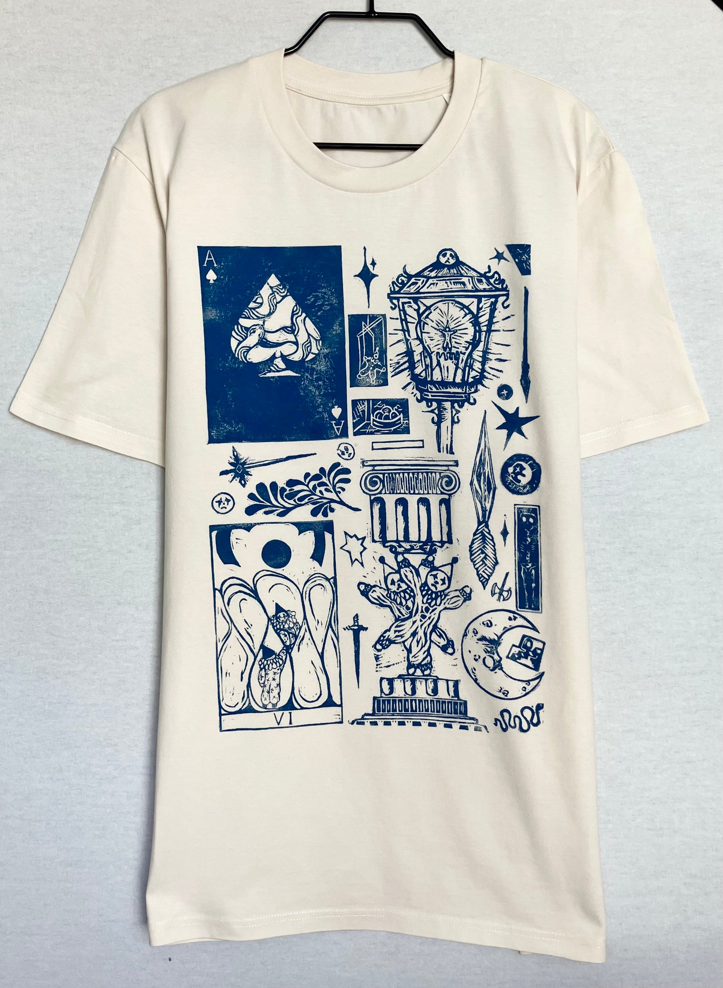 Handprinted Unisex Shirt Size XL