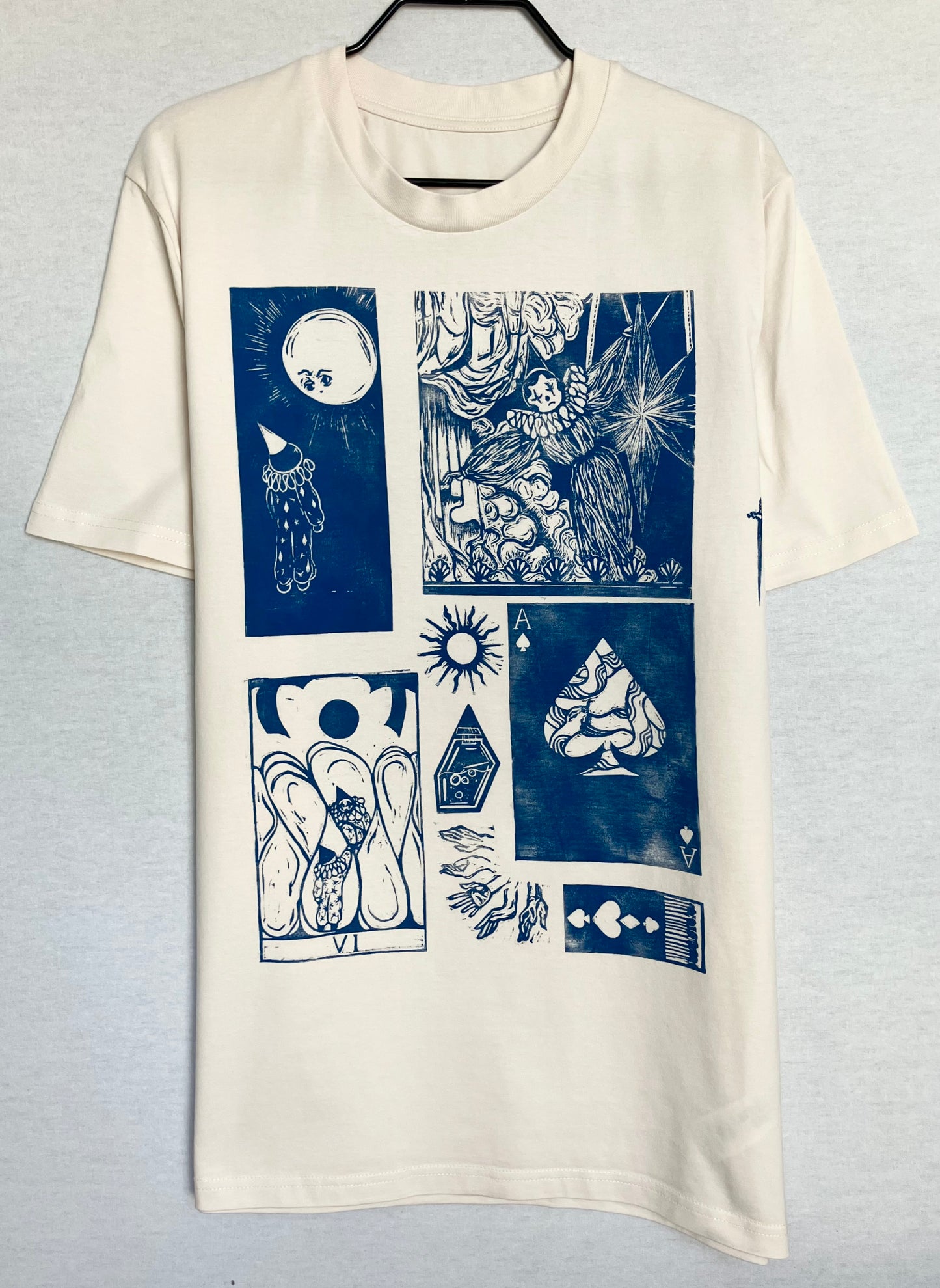 Handprinted Unisex Shirt Size M