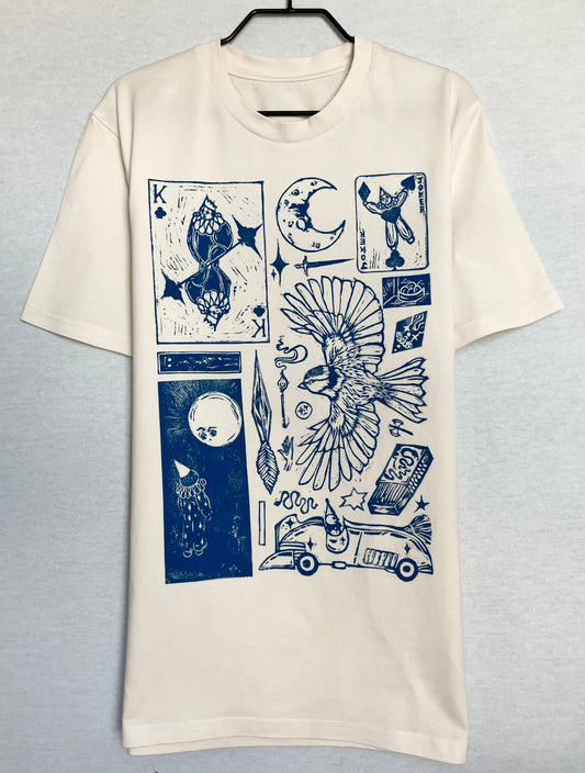 Handprinted Unisex Shirt Size M