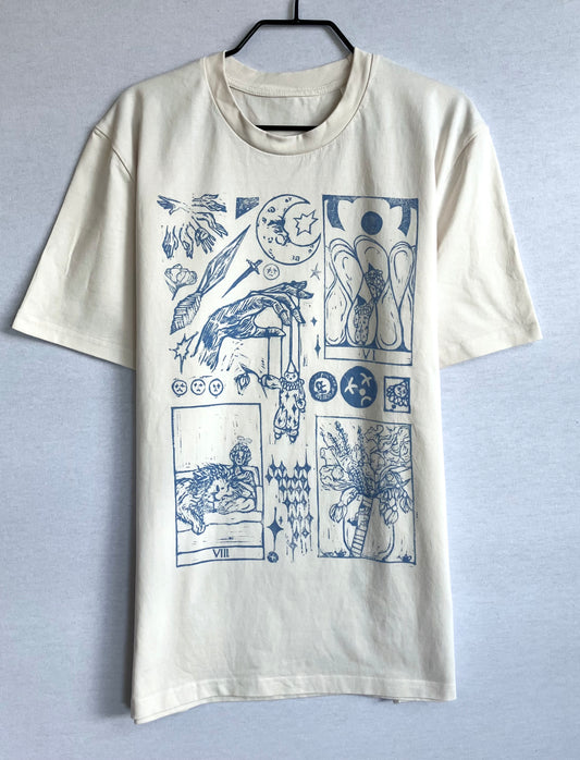 Handprinted Unisex Shirt Size M