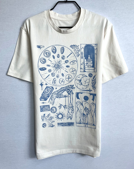 Handprinted Unisex Shirt Size M