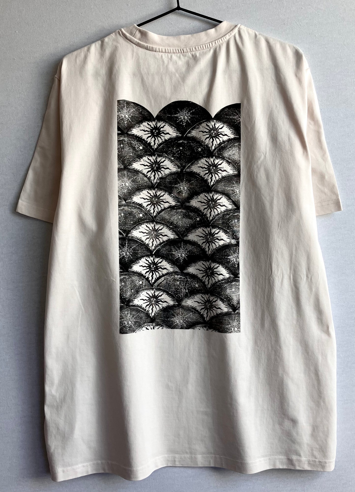 Handprinted Unisex Shirt Size XL (Print on the back)