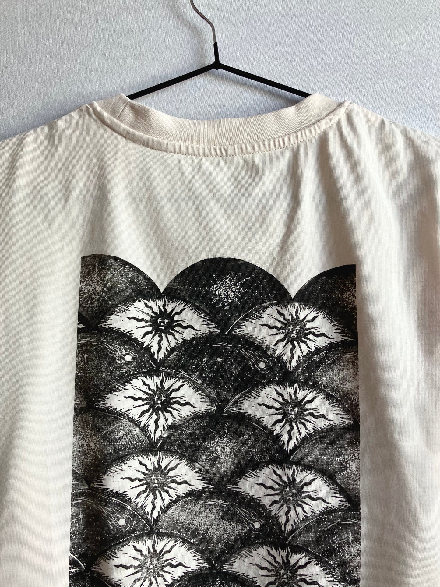 Handprinted Unisex Shirt Size XL (Print on the back)