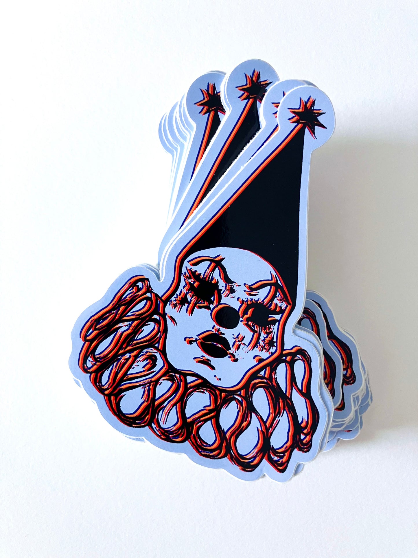 Serving clunt print sticker