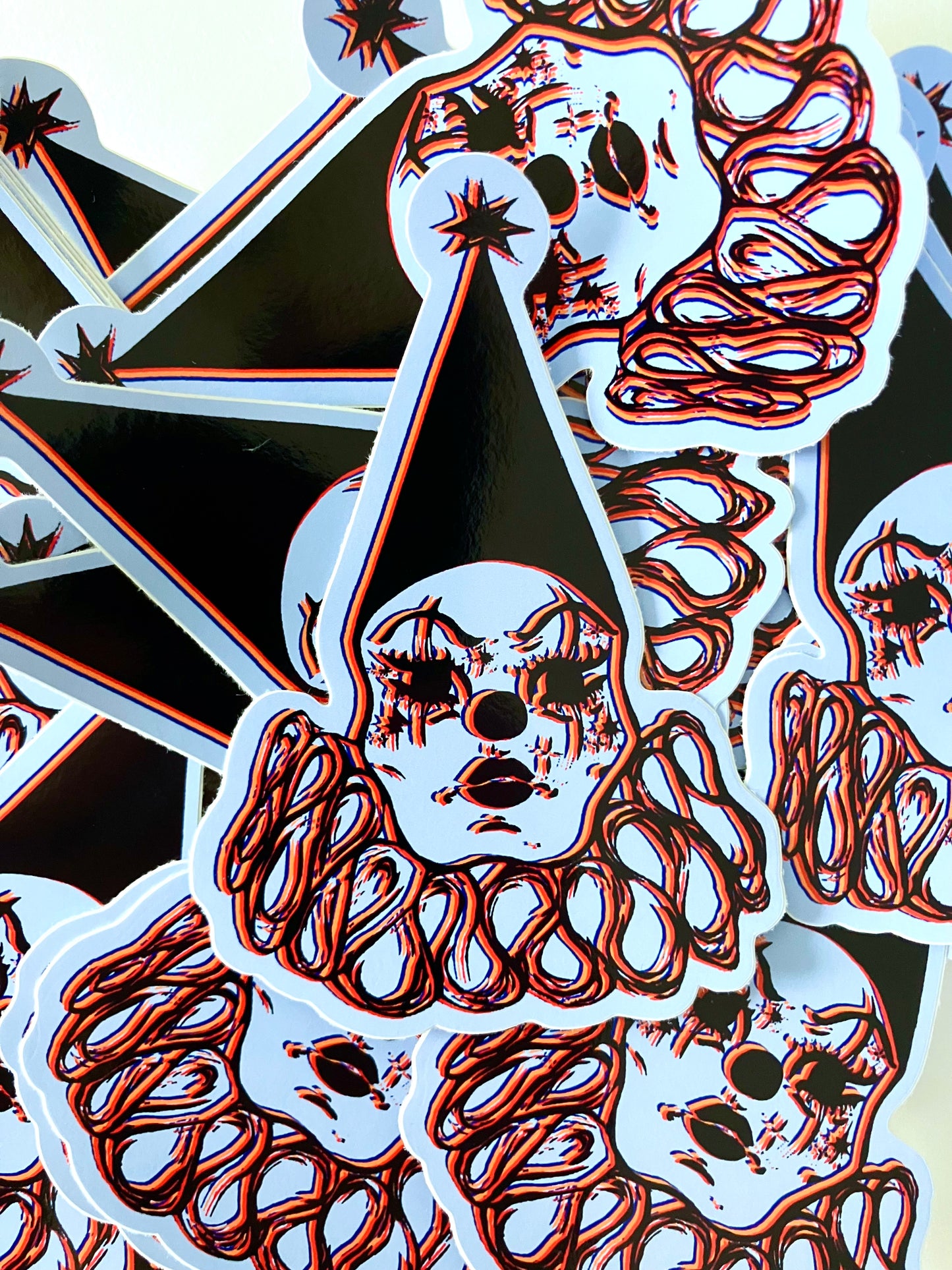Serving clunt print sticker