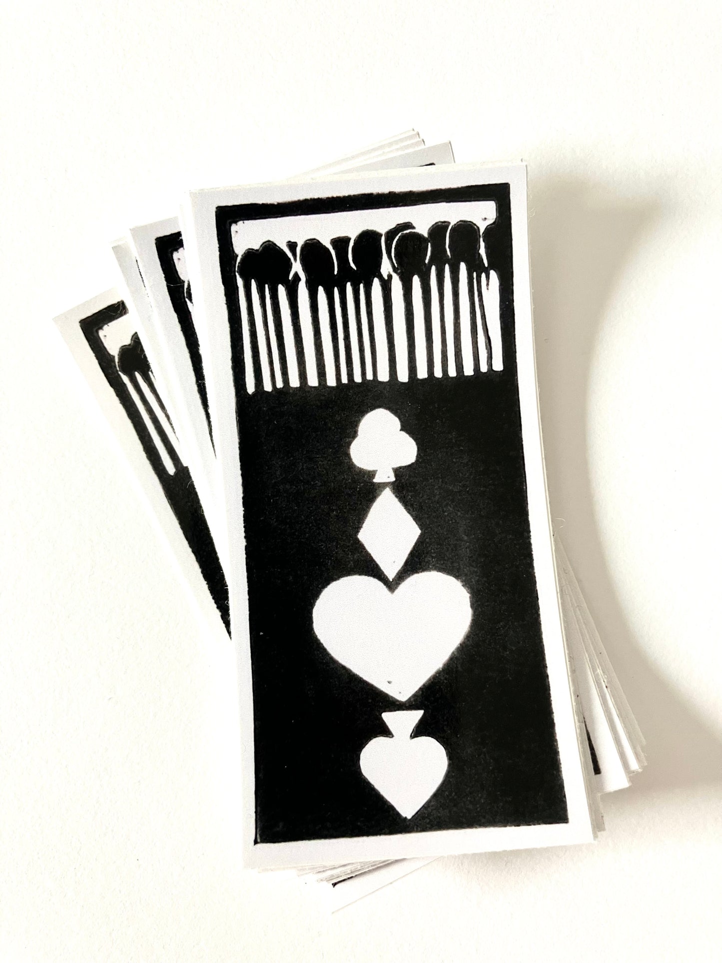 Matchbox print sticker