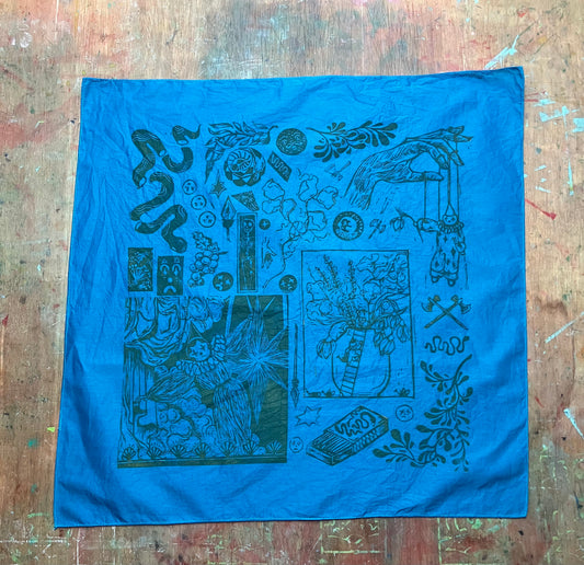 Handprinted Scarf