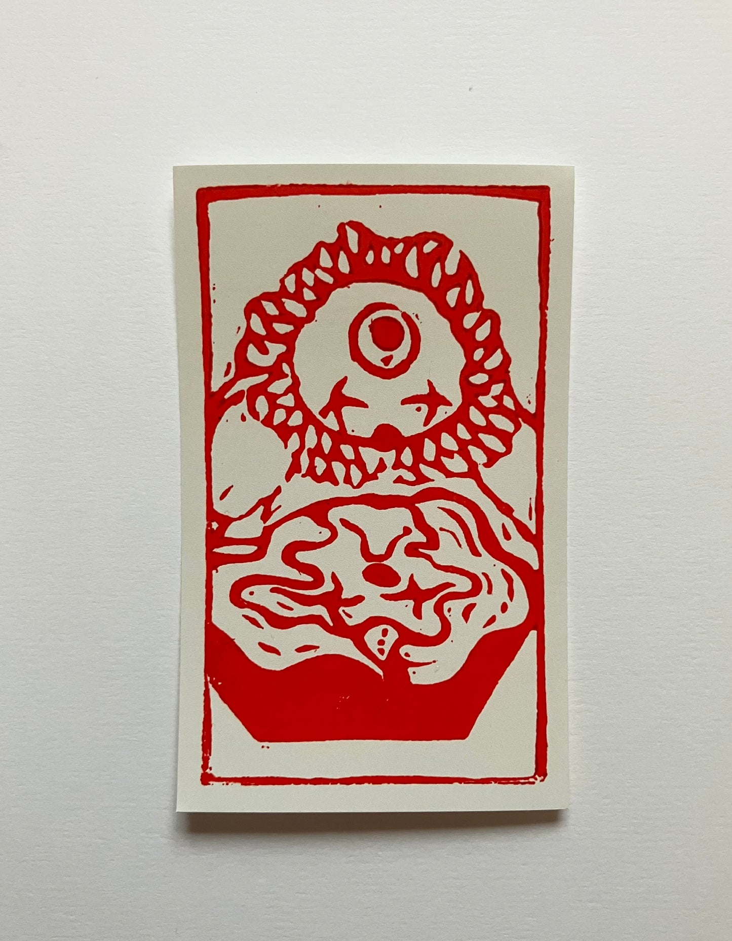 Reflection print sticker