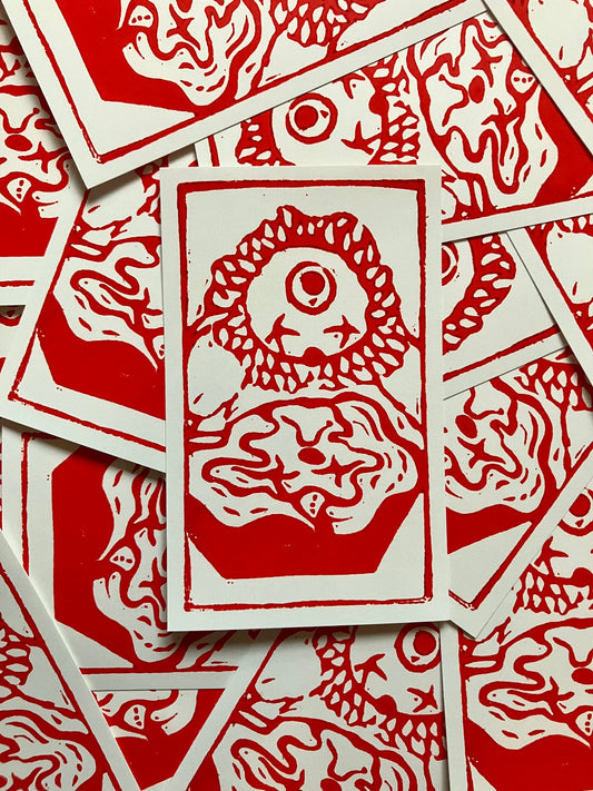 Reflection print sticker