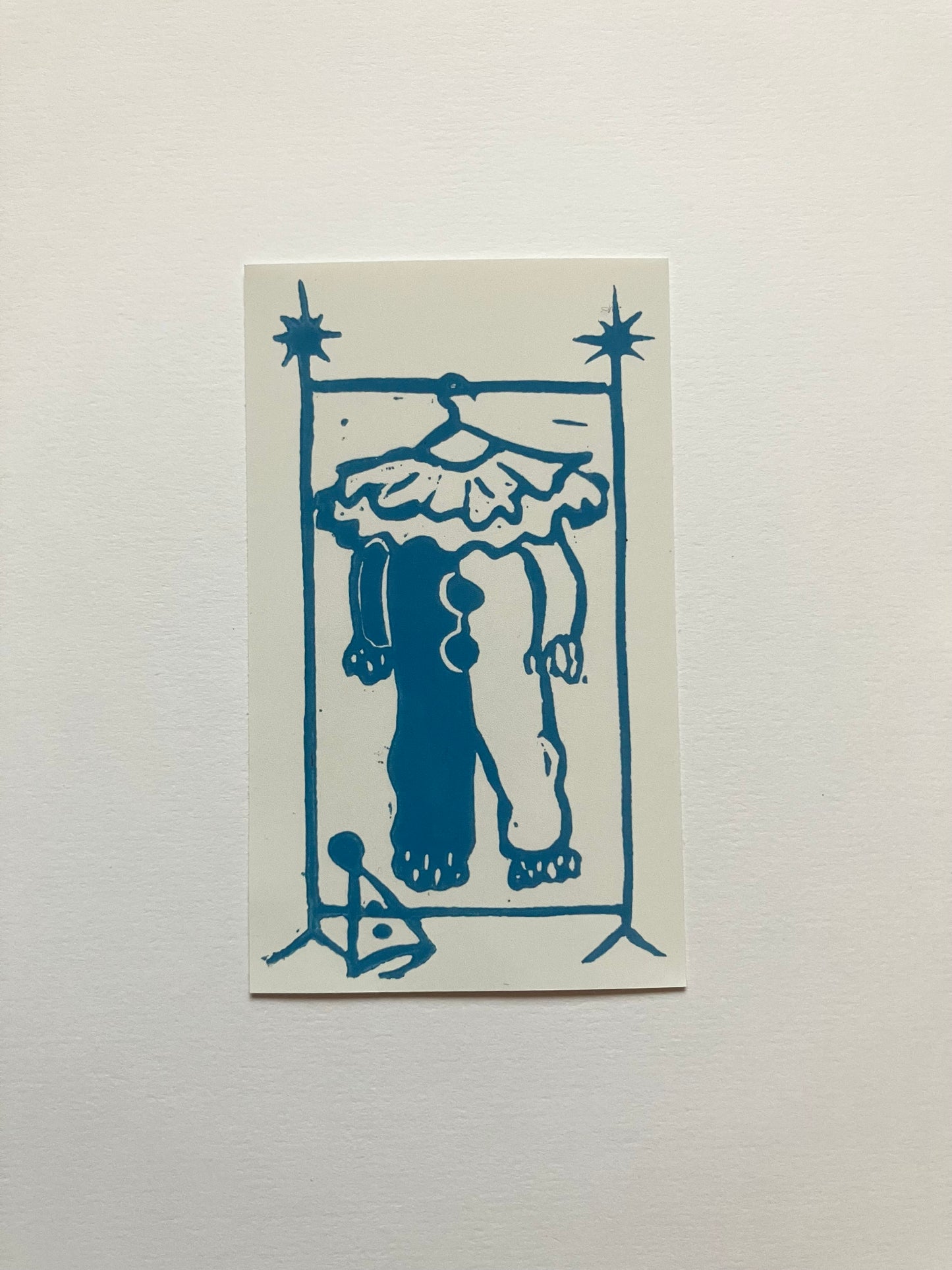 Clown costume sticker