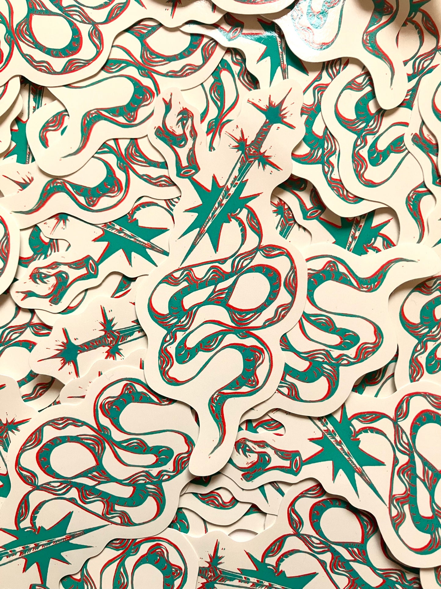 Beheaded 3D print sticker