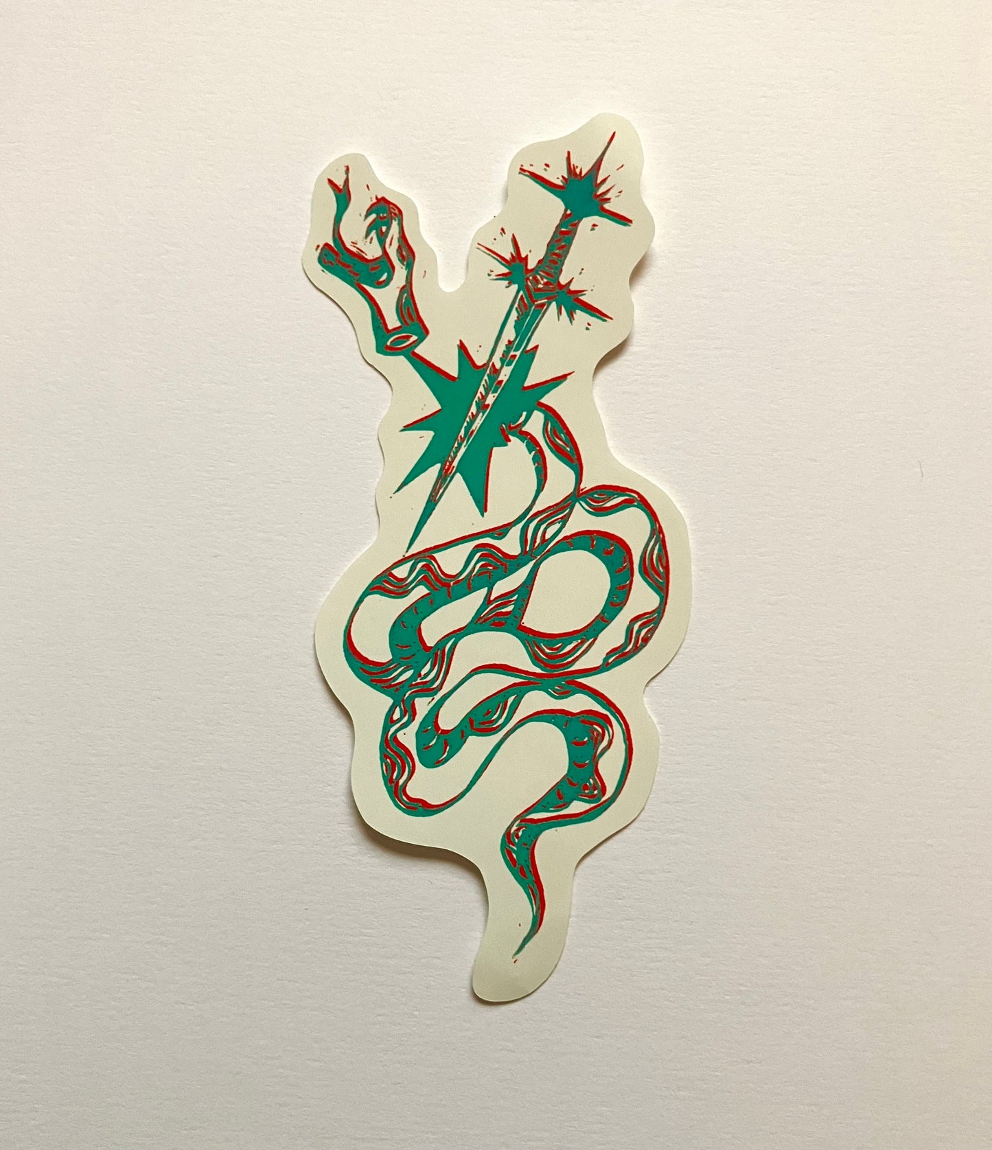 Beheaded 3D print sticker