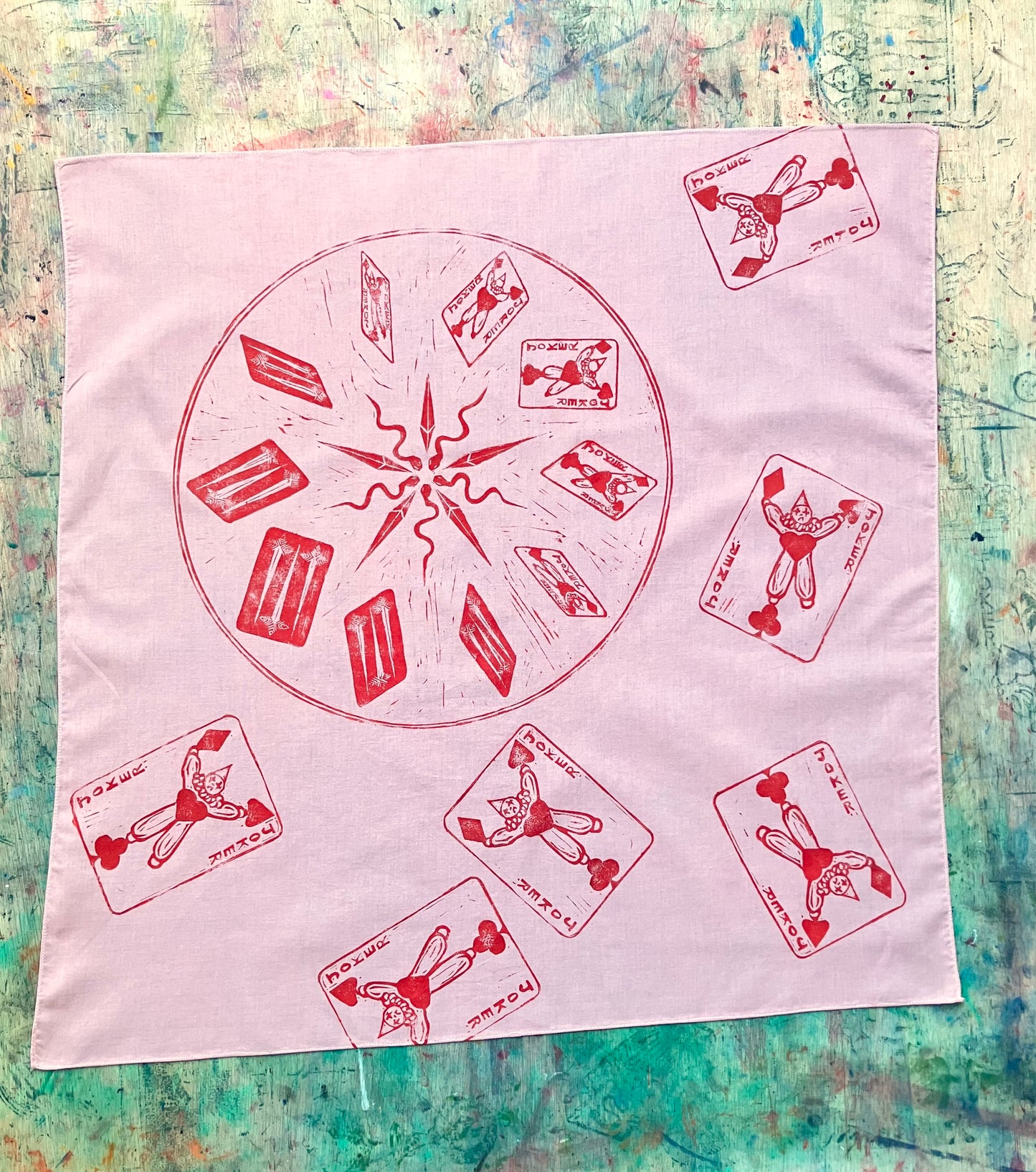 Handprinted Scarf