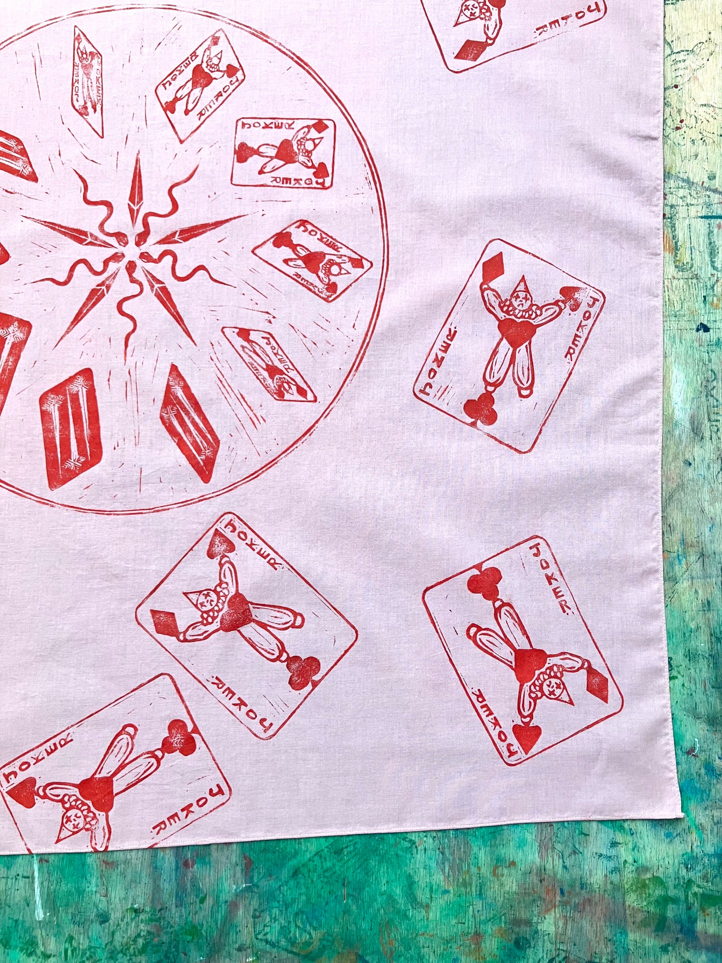 Handprinted Scarf