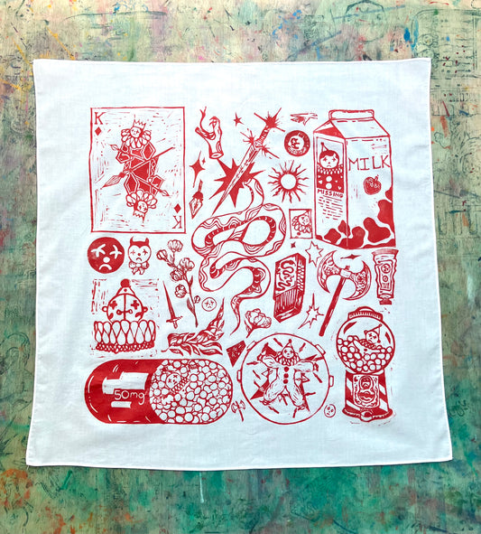 Handprinted Scarf