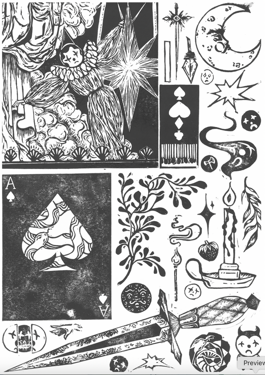 A3 original collage print 2
