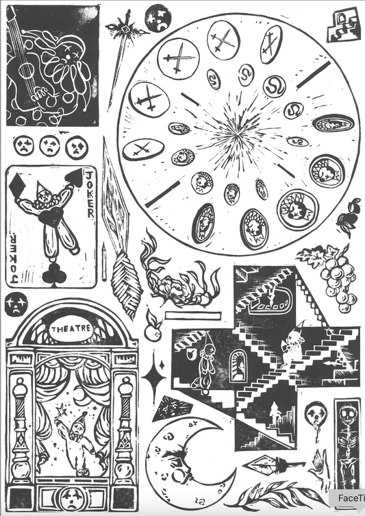 A3 original collage print 5