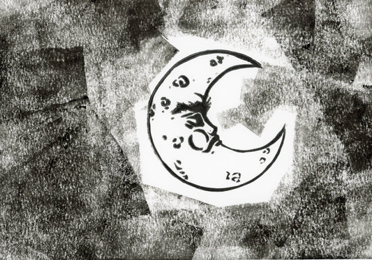 'Cross moon’ original print