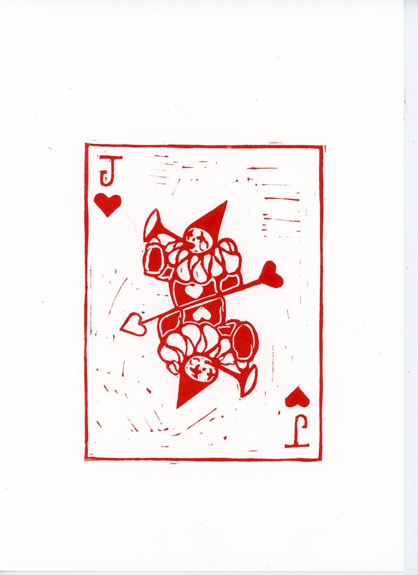 'Jack of Hearts' original print