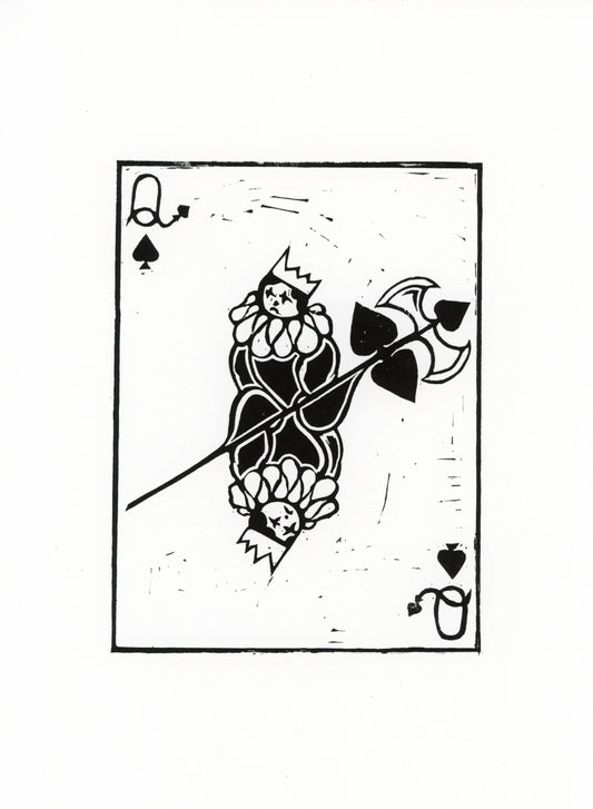 'Queen of Spades' original print