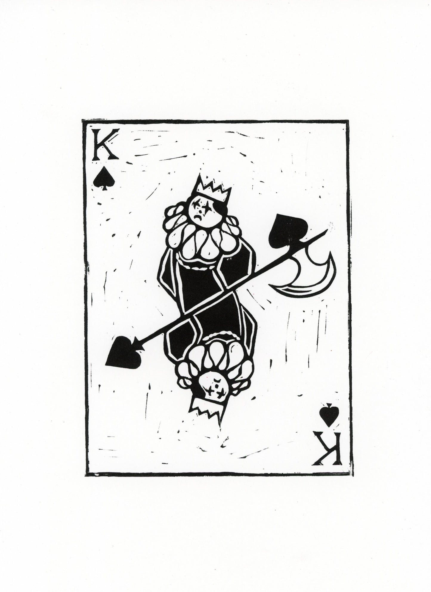 'King of Spades' original print