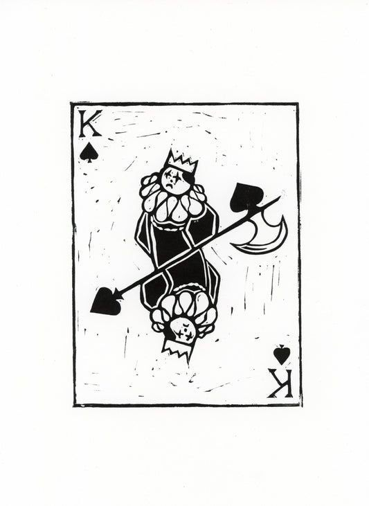 'King of Spades' original print