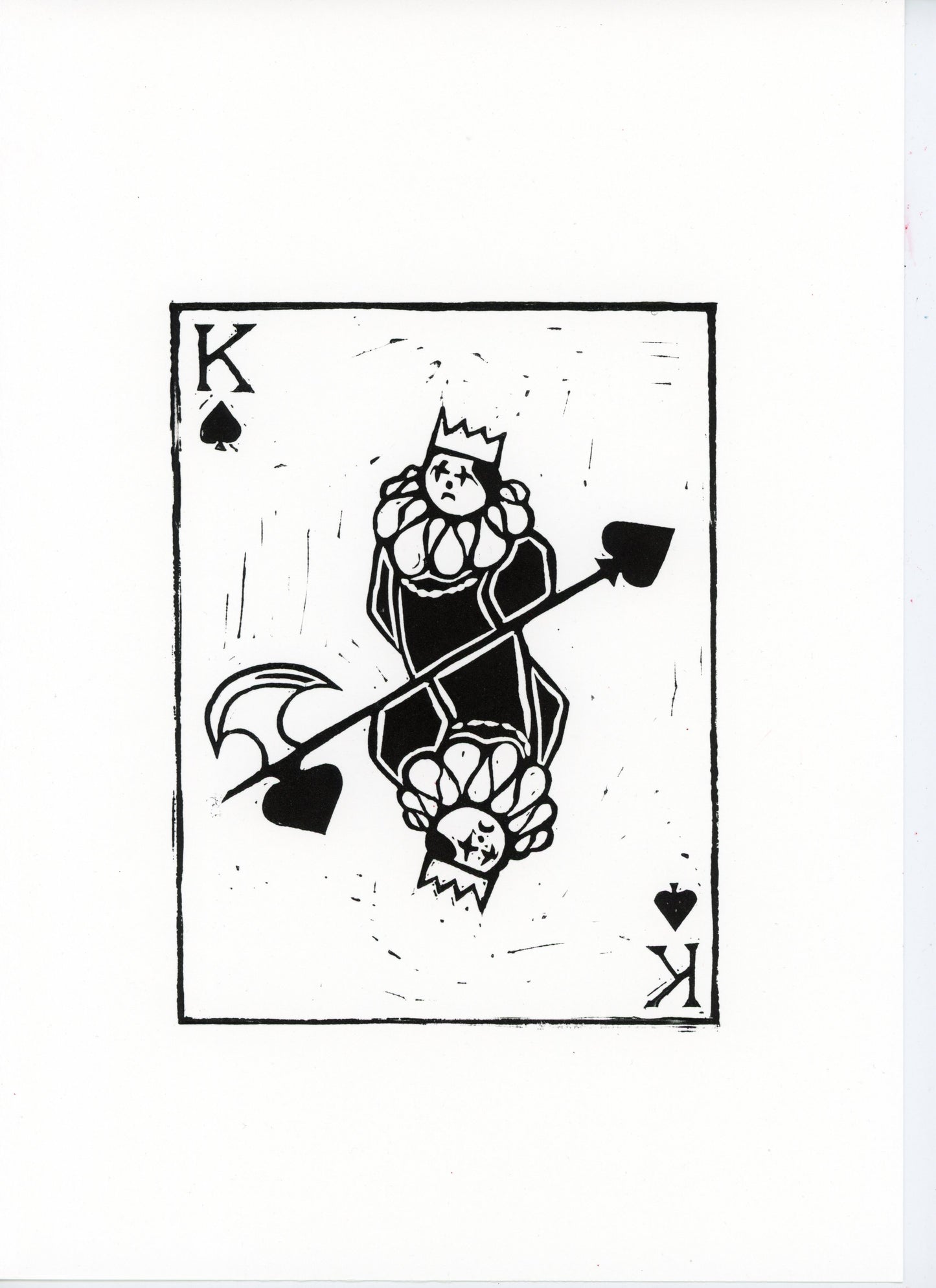 'King of Spades' original print