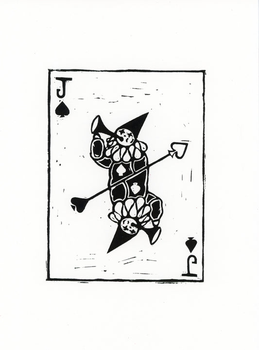 'Jack of Spades' original print