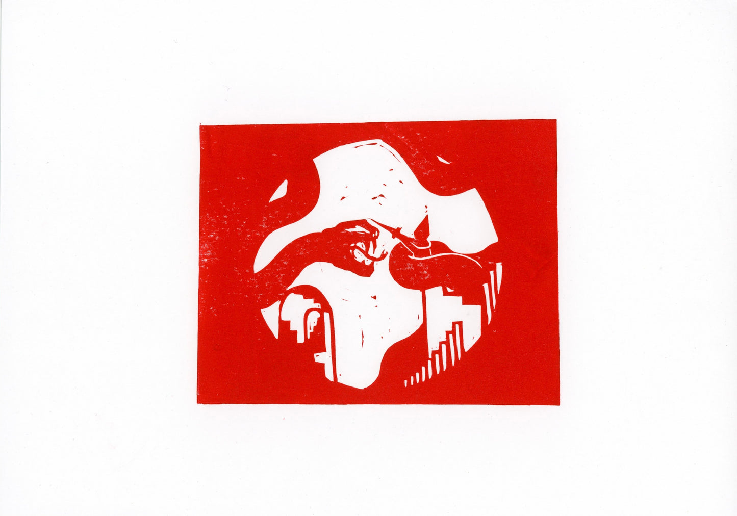 'Stage Fight 2' original print