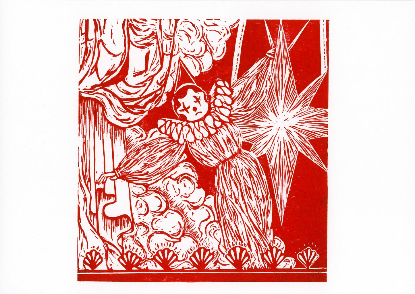 'Star Across The Boards' original print